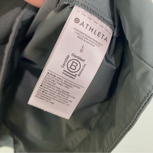 Athleta Triumph Hybrid Crewneck Sweatshirt Sz L 532515 - Picture 5 of 7